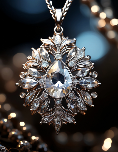 Canvas Wall Art Home Decor - Silver jewelry
