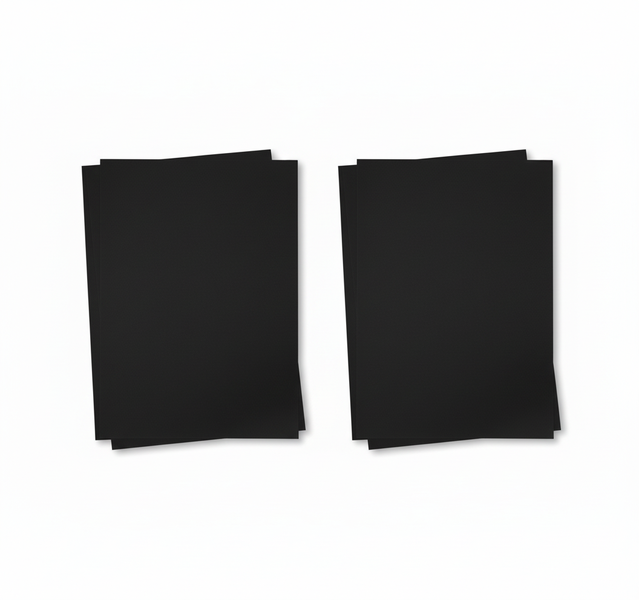 Art+Craft A2 Black Craft Board 160G - 5 Piece Set - 2 Pack