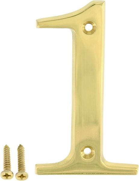 1 House Number Gold Shinning