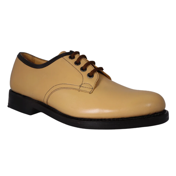 Saxone - Beige Lace-Up (Genuine Leather Upper and Sole)