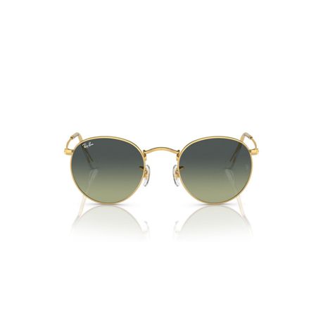 Ray Ban Mens Round Metal Sunglasses Polished Gold Daily Sale Shop