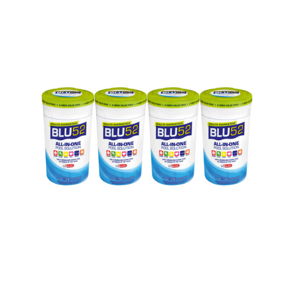 Blu52 All-in-One Pool Solution Granular Chlorine - 4 Pack x 1.2kg