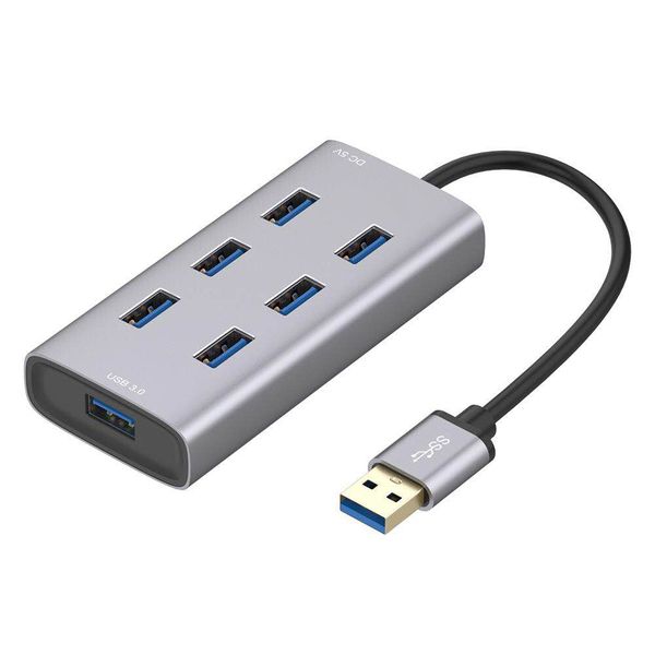 Multifunctional Portable High-Speed Expansion 7 Port USB3.0 Hub