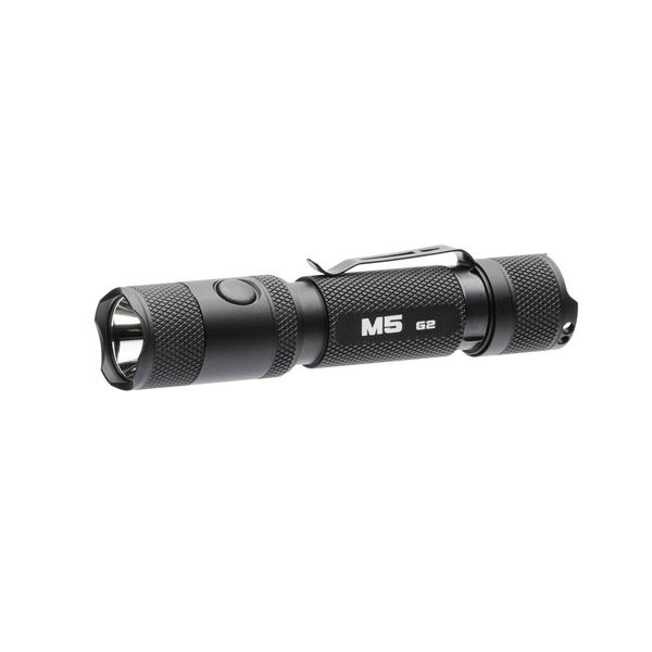 Powertac M5-G2, 2030 Lumen, 330m Throw, Rechargeable Flashlight