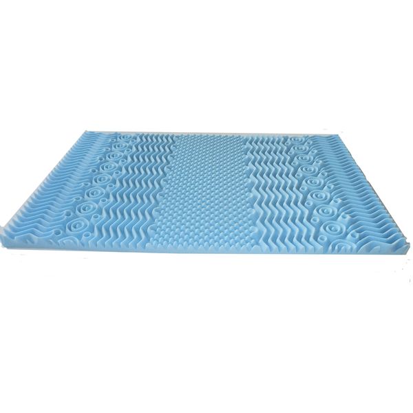 7-Zone Ergonomic Gel Memory Foam Mattress Topper Queen
