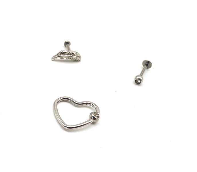 Fabulae Steel Helix/Trag/Daith Set, Nikkie