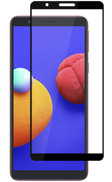 9D Tempered Glass - Screen Protector - Black for Samsung A3 Core