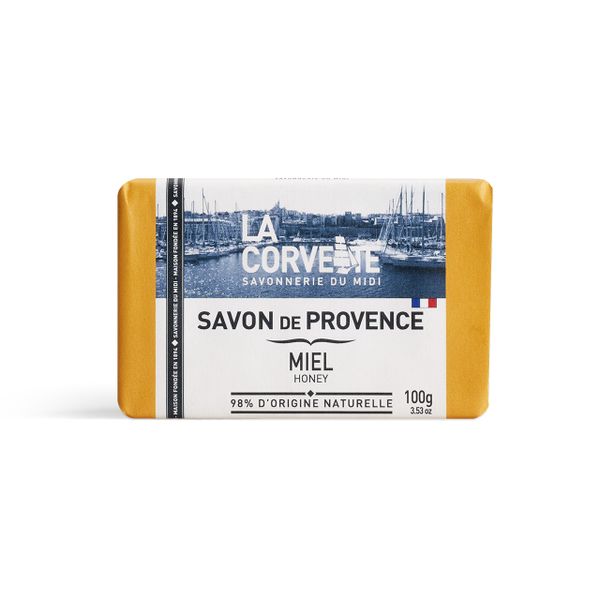 La Corvette Savon De Provence | Honey | 100g Soap Bar