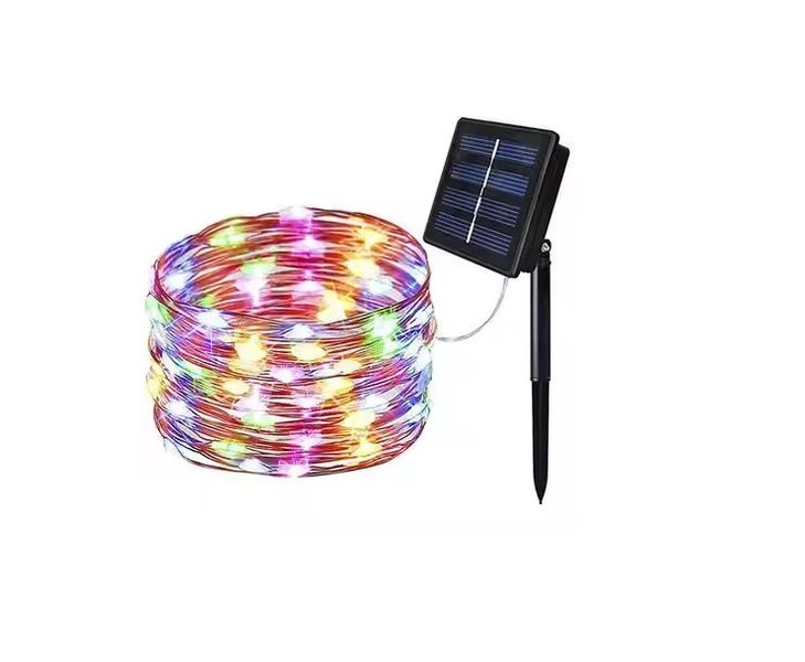 10M Solar-Powered RGB LED Fairy Lights