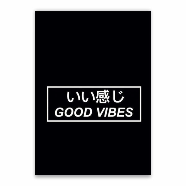 Good Vibes Japanese Poster - A1