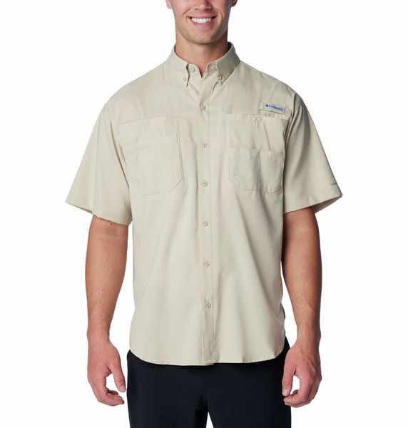 Columbia Men's Tamiami Short Sleeve Shirt in Fossil