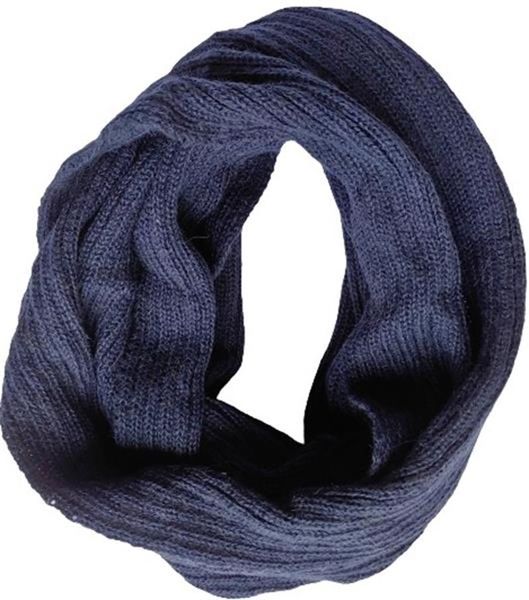 Cape Alpaca Navy Infinity Scarf - Snood