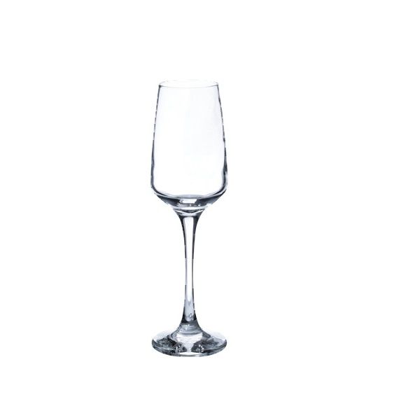 SAER Drinkware/Glassware 6-Piece 230 ml Champagne Flute Glass Set