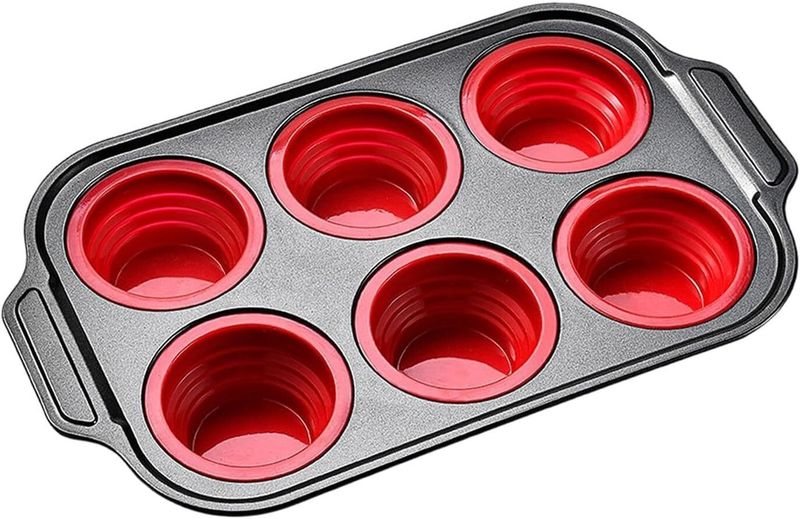 Silicone Muffin Pan for Cupcakes Tarts and Desserts