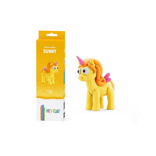 Hey Clay: Modelling Air-Dry Clay with Fun Interactive App - Sunny, 3 Cans
