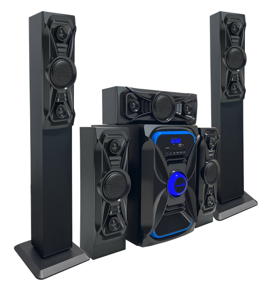 Stylus AV Blizzard 5.1 Speaker System 1000W Max Power Bluetooth USB SD FM
