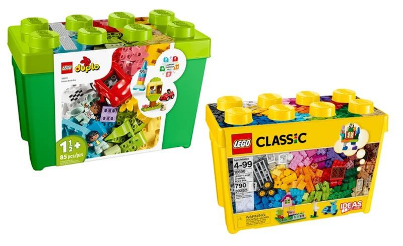 LEGO Classic and Duplo Brick Boxes Bundle | 10698 &amp; 10914