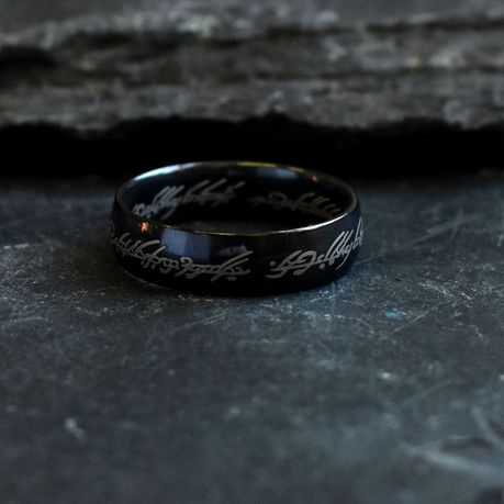 Lord of the rings black clearance ring