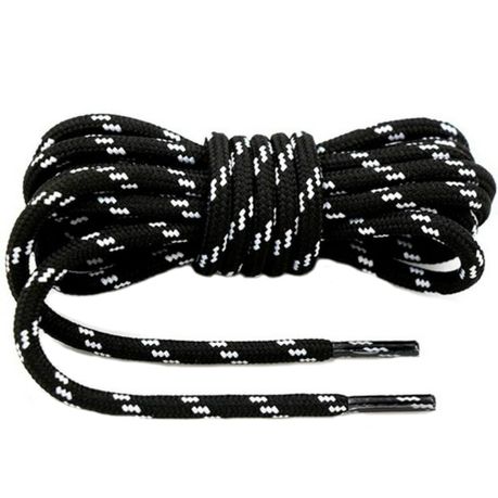 black and white boot laces