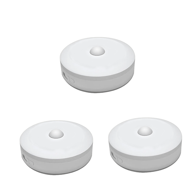 3Pcs Body Sensor LED Induction USB Wall Light