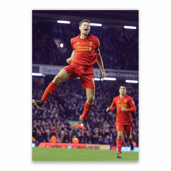 Gerrard And Suarez Poster - A1