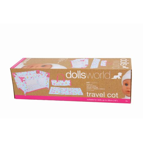 Dolls travel clearance cot