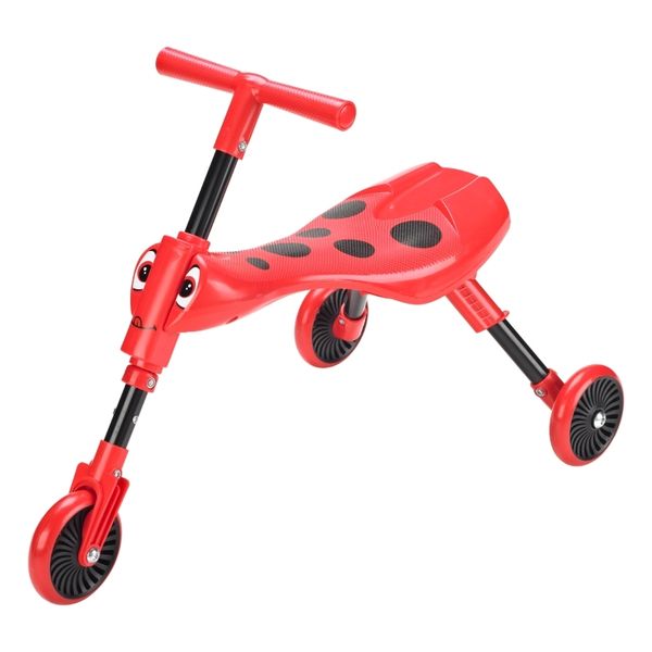 Scuttlebug 3-Wheel Foldable Ride-On Tricycle for 1+ Year - Red Beetle