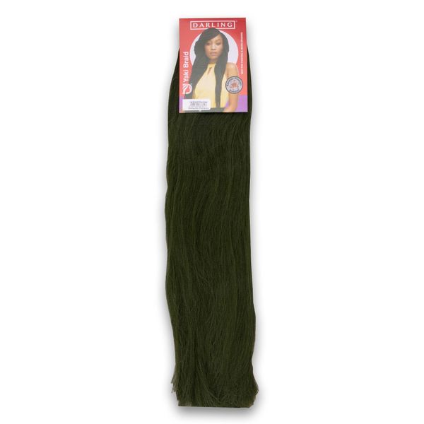 Darling - Yaki Braid 20" - One Tone Colour #Olive Green - 3 packs