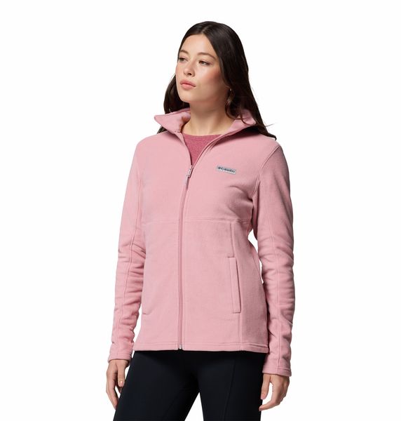 Columbia Women's Basin Trail III Full Zip Fleece Eraser Pink