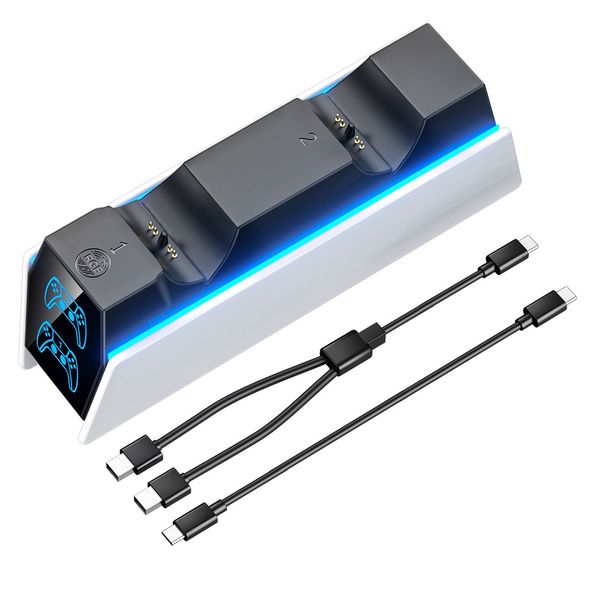 PS5 Twin Charging Dock with LED Light