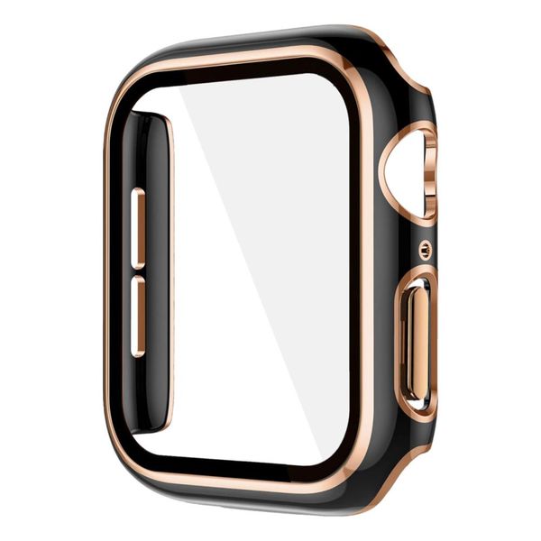 42mm Double Colour PC Glass Case Compatible With Apple Watch Series 10