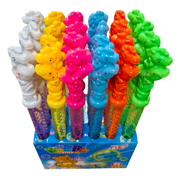 Unicorn Bubble Wands - 24 Pack