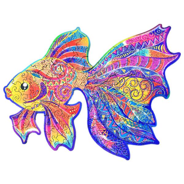 A3 Wooden Puzzle - Fish 021