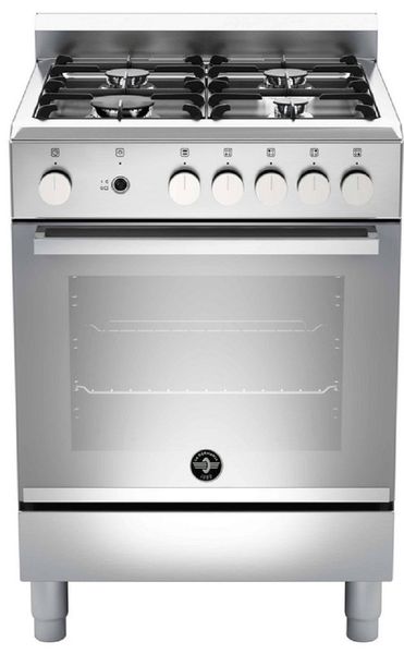 La Germania Europa 60cm Full Gas Stove 4 Burn Gas Oven &amp; Gas Grill S/Steel