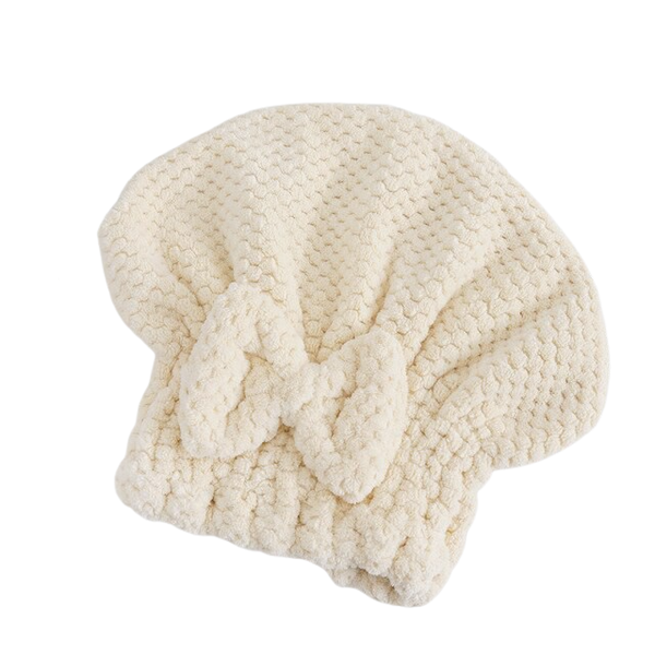 Elastic Yellow Hair Drying Cap for Women-B26-HD10