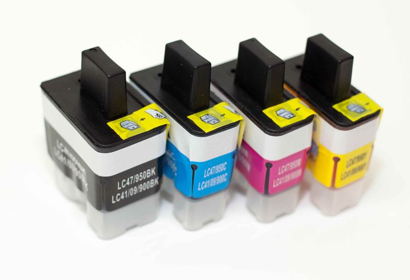 Compatible Brother Ink LC900(47) Inkjet Cartridge - Combo Set B/C/M/Y