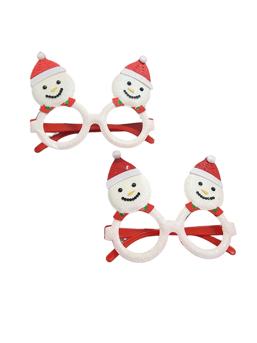 Christmas Glasses Snowman (2pack)