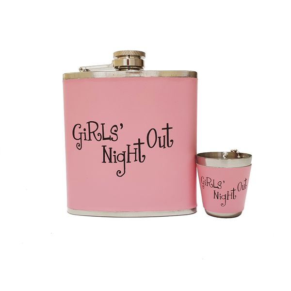 Girls Night Out Hip Flask Set