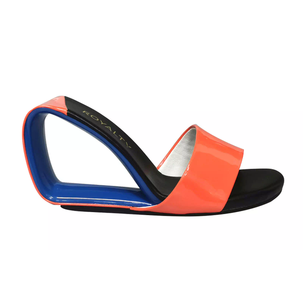 Royalty Eve Unusual Heels - Orange