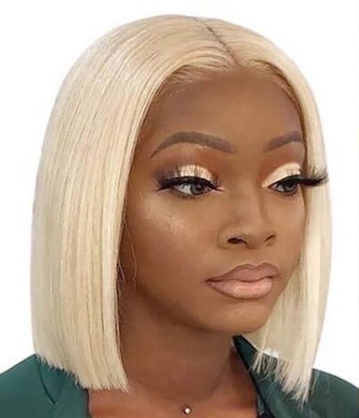 Brazilian #613 Honey Blonde Full Frontal Bob - 8