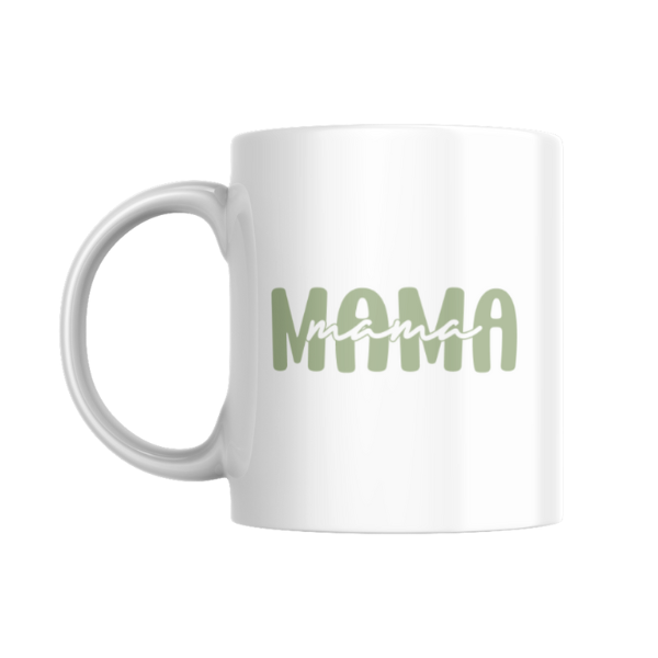 Branded Coffee Mug - Leaf Green MAMA