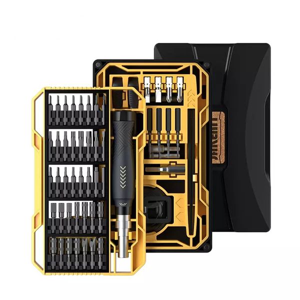 83-in-1 Precision Magnetic Screwdriver Set with TPR Soft Gule Handle