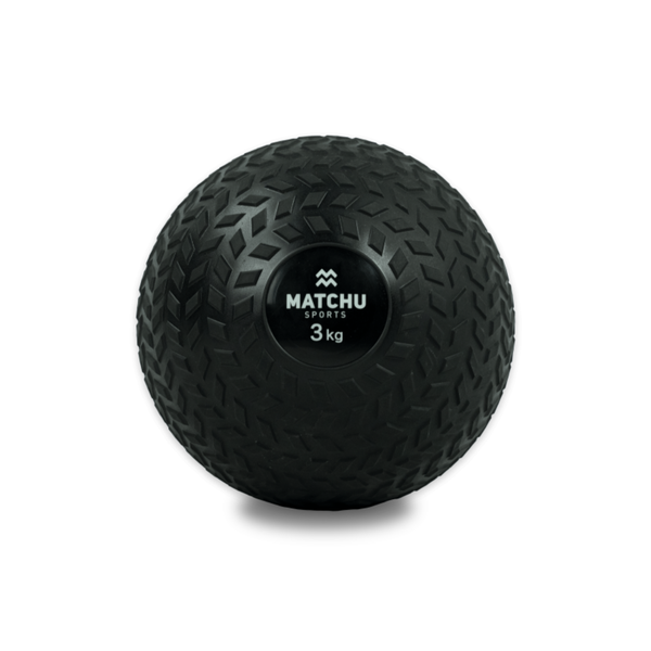 Slam Ball 3kg - Durable Non-Bounce Rubber Ball for Strength &amp; Conditioning