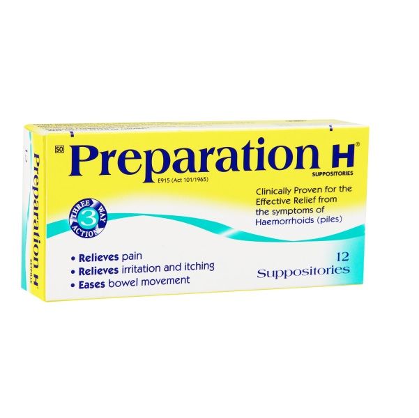 Preparation H Supps 12
