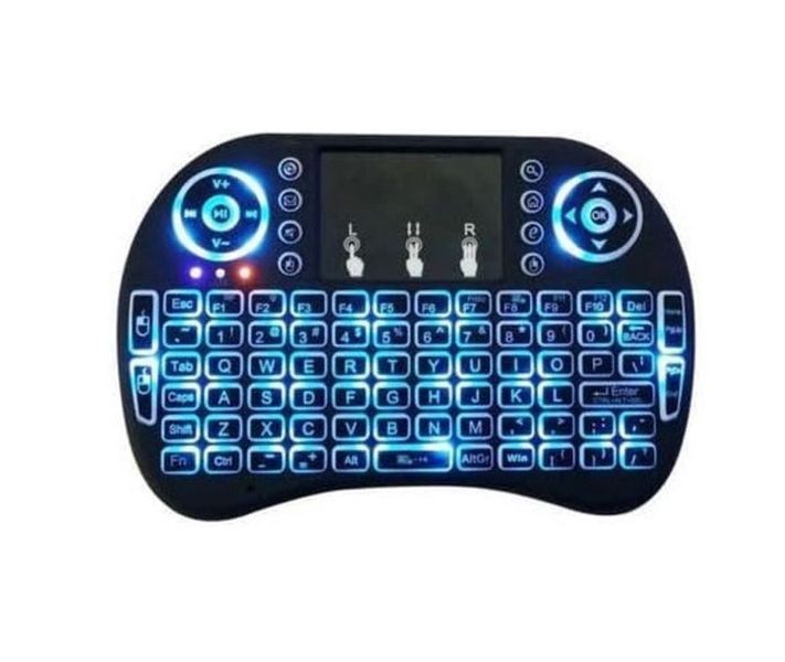 Mini Gamepad I8 Pro 2.4GHz Wireless Keyboard With Backlight For Computer