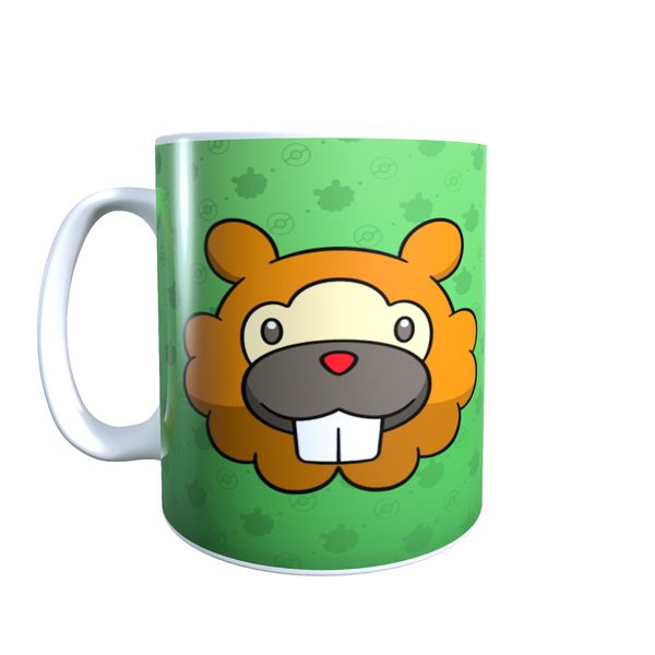 Bidoof Double Up - Pokemon Themed Coffee Mug