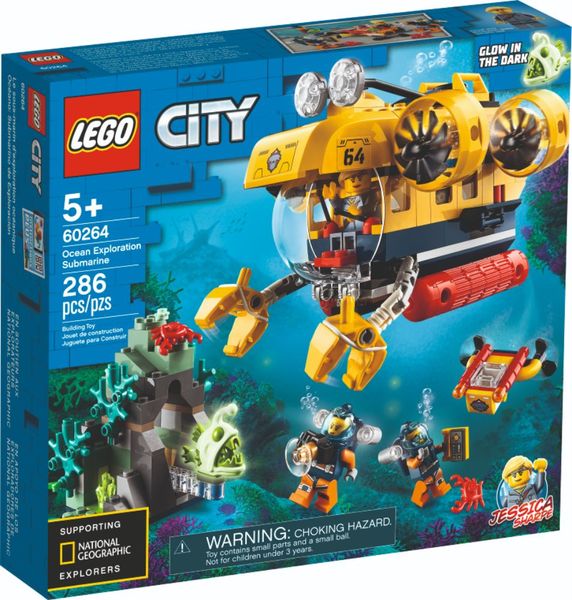 LEGO City Ocean Exploration Submarine Sea Set 60264