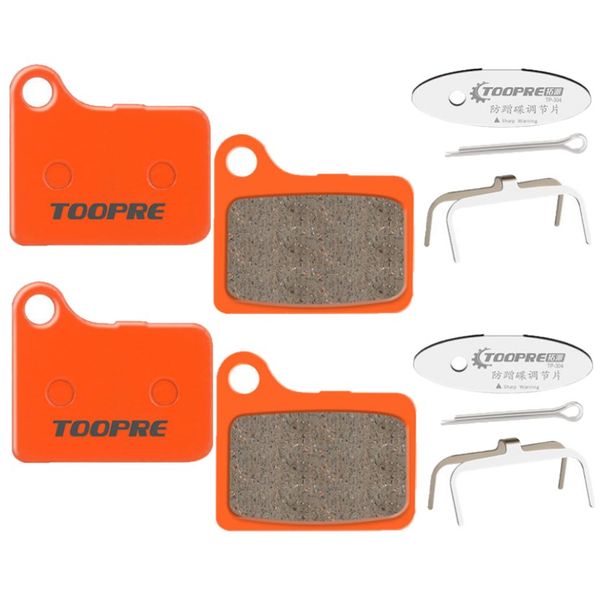 Toopre Twin Pack Orange Ceramic Bicycle Disc Brake Pads TP-01C