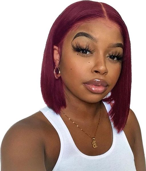 Marron Full Frontal Brazilian Hair Wig