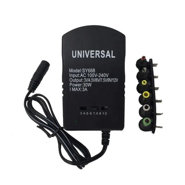 Universal Adjustable Power Supply Adapter 9V to 12V